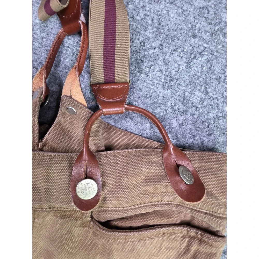 Wah Maker Frontier Canvas Pants Mens 32 Buckle Back Suspenders Old West USA